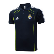 Real Madrid  Polo Fans cyan 1:1 Quality Soccer Jersey  25-26