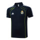 Real Madrid  Polo Fans cyan 1:1 Quality Soccer Jersey  25-26