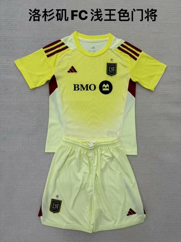 Los Angeles FC  Goalkeeper Light Yellow Kids  1：1  24-25