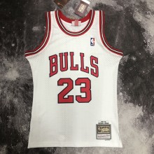 Chicago Bulls White #23 JORDAN 1:1 Quality NBA  Season Jerseys  1998
