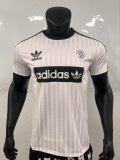 Adidas Clover Oasis  T-shirt  White Fans 1:1 Quality Soccer Jersey  25-26