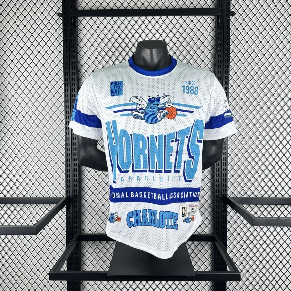 Retro Charlotte Hornets Mitchellness  White 1:1 Quality NBA Jerseys  2026