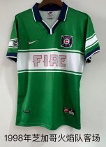 Retro Chicago Fire  away 1:1 Quality Soccer Jersey   1998