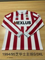 Retro Chivas (Guadalajara )  long  Home 1:1 Quality Soccer Jersey   1994-1995