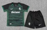 Sporting Lisbon Christmas Special Edition  Kids  1:1 Quality Soccer Jersey  25-26