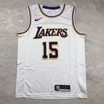 Los Angeles Lakers Kids White  #15  REAVES  1:1 Quality NBA Jerseys