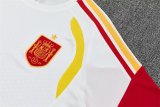 spain Training  Fans Kits White (Kids And Man 16-2XL) 1:1 Quality Soccer Jersey 26-27 (2026)