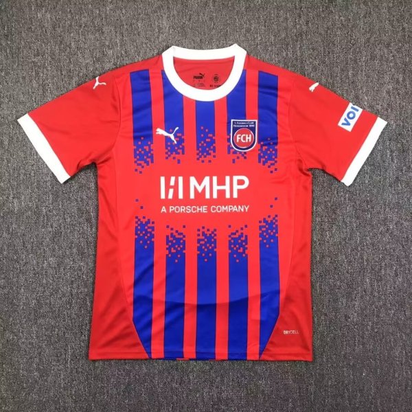 Heidenheim  home Fans 1:1 Quality Soccer Jersey  24-25