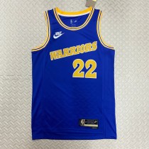 Golden State Warriors Blue Retro  #22 WIGGINS 1:1 Quality NBA Season Jerseys 2024