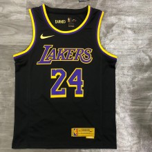 Los Angeles Lakers  Reward Edition Black  Kobe #24 BRYANT Round Neck 1:1 Quality NBA Season Jerseys 2021
