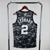 San Antonio Spurs camouflage #2 LEONARD 1:1 Quality NBA  Season Jerseys