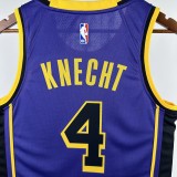 Los Angeles Lakers  Jordan  #4 KNECHT  1:1 Quality NBA Jerseys  2023