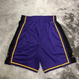 Retro Los Angeles Lakers Jordan Purple 1:1 Quality NBA Pants  2023