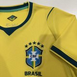 Brazil  Home   Yellow Fans 1:1 Quality Soccer Jersey 26-27 (2026)