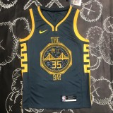 Golden State Warriors Grey Retro  #35 DURANT 1:1 Quality NBA Season Jerseys 2018