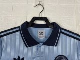 Adidas Clover T-shirt  Blue Fans 1:1 Quality Soccer Jersey  25-26