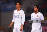Retro Manchester United away player   1:1 Quality Soccer Jersey  2007-2008