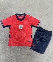 England Away Kids 1:1 Quality Soccer Jersey   26-27 (2026)