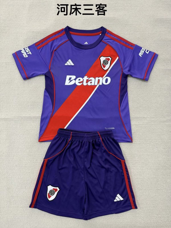 River Plate  Third Away Fans  (16- 2XL Kids and Man)  1:1 Quality Soccer Jersey  25-26