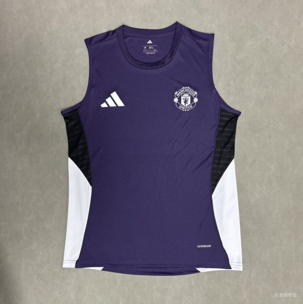 Manchester United Vest  Special Edition Purple Fans 1:1 Quality Soccer Jersey   25-26