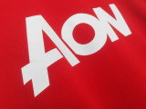 Retro Manchester United long Home 1:1 Quality Soccer Jersey  2010-2011