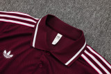 Bayern Munich Retro  Polo Fans  Red 1:1 Quality Soccer Jersey  25-26