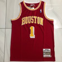 Houston Rockets  Red  #1 MCGRADY NBA Jerseys