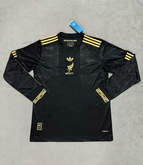 Mexico Special Edition  Long Sleeve fans 1:1 Quality Soccer Jersey   25-26