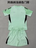 Arsenal  Goalkeeper  Fans 1:1 Quality Soccer Jersey   25-26 (kids and man )