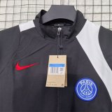 PSG Paris  Windbreaker  Black 1:1 Quality Soccer Jersey 26-27