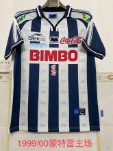 Retro Monterrey Home   1:1 Quality Soccer Jersey  1999-2000