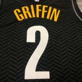 Brooklyn Nets City Edition graffiti Black #2 GRIFFIN 1:1 Quality NBA  Season Jerseys 2021