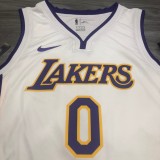 Los Angeles Lakers White V-neck  #0 YOUNG 1:1 Quality NBA Season Jerseys