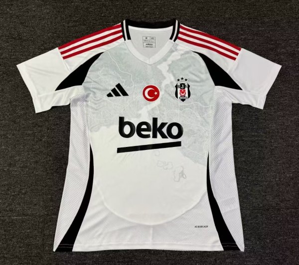 Besiktas JK home  Fans   1:1 Quality Soccer Jersey   24-25