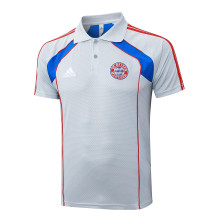 Bayern Munich Polo Fans  Grey 1:1 Quality Soccer Jersey  25-26