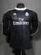 Retro  Real Madrid player  long  third  Away Black  1:1 Quality Soccer Jersey    2014-2015
