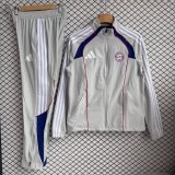 Bayern Munich  Windbreaker Sets With pants  Grey 1:1 Quality Soccer Jersey  25-26