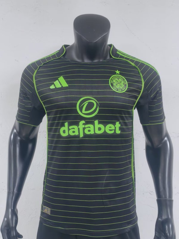 Celtic Third Away  Player 1:1 Quality Soccer Jersey  25-26