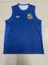 Santos vest blue  fans 1:1 Quality Soccer Jersey   24-25