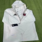 Bayern Munich  Windbreaker  Interchange Jacket Black  White 1:1 Quality Soccer Jersey  25-26