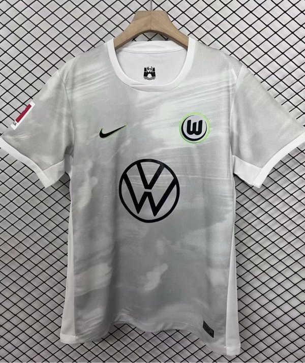 Wolfsburg Away Fans  1:1 Quality Soccer Jersey  25-26