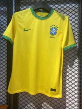 Retro Brazil home yollow 1:1 Quality Soccer Jersey  2021
