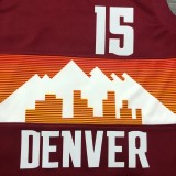 Denver Nuggets  City Edition Red #15 JOKIC  1:1 Quality NBA  Season Jerseys 2021