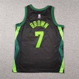 Boston Celtics  Black Kids  # #7 BROWN 1:1 Quality NBA Jerseys 2025