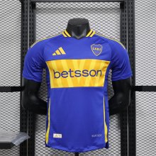 Boca Juniors Home  Player  1:1 Quality Soccer Jersey   24-25