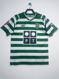 Retro Sporting Lisbon Home 1:1 Quality Soccer Jersey  2003-2004