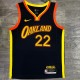 Golden State Warriors  V-neck Black City  Edition #22 WIGGINS 1:1 Quality NBA Season Jerseys 2021