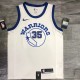 Golden State Warriors White  #35 DURANT  1:1 Quality NBA Season Jerseys
