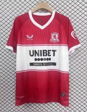 Middlesbrough Home Fans 1:1 Quality Soccer Jersey  25-26