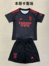 Benfica  away Kids 1:1 Quality Soccer Jersey   24-25